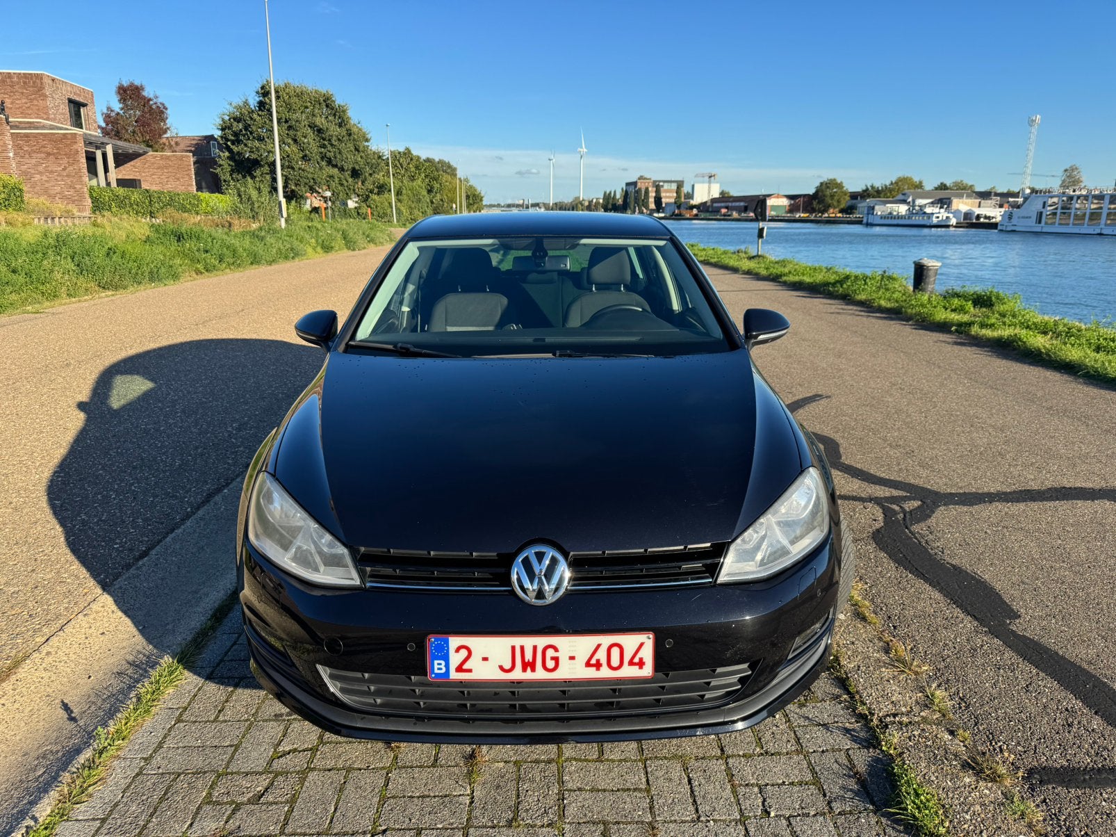 Volkswagen Golf 7 1.2 TSI Benzine – Zwart – 133.784 km, Achat, Air conditionné, Essence, Noir