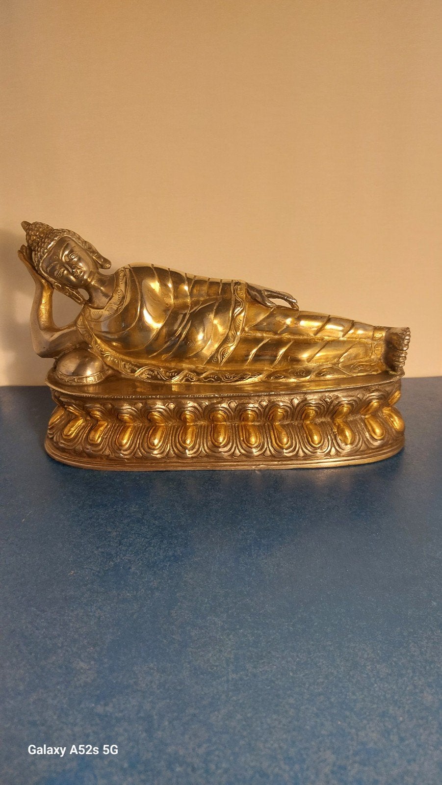Bouddha Mahaparinirvana endormi., Antiquités & Art, Enlèvement ou Envoi