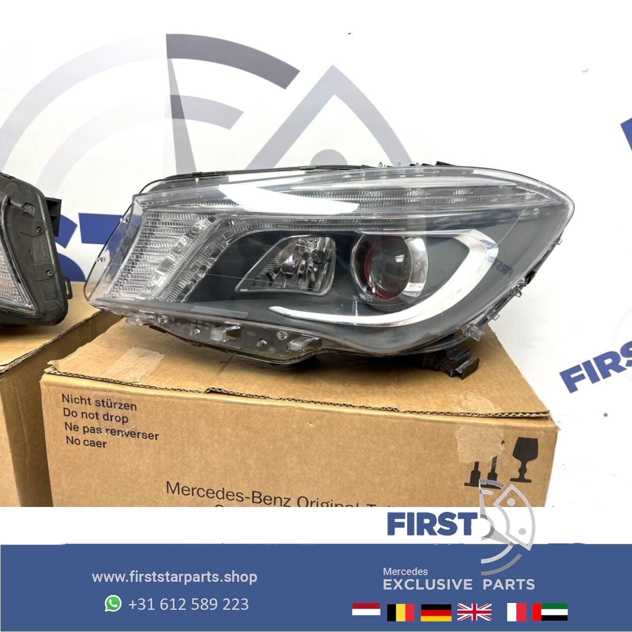 W117 X117 CLA ILS BIXENON LED Koplamp LINKS Mercedes 2013-20, Gebruikt, -, Ophalen of Verzenden, -