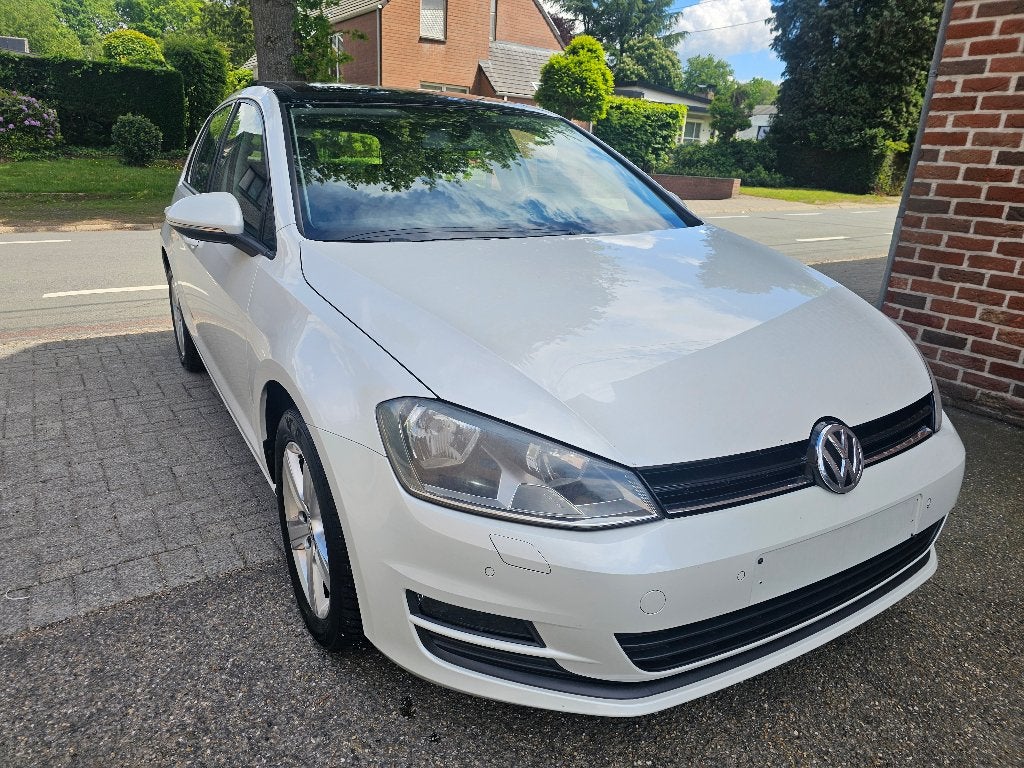 VW Golf 7 1.2 Benzine 105pk/Automaat(Bouw2013/155.Tkm)Top St, Auto's, Volkswagen, Euro 5, Stof, 4 cilinders, Wit