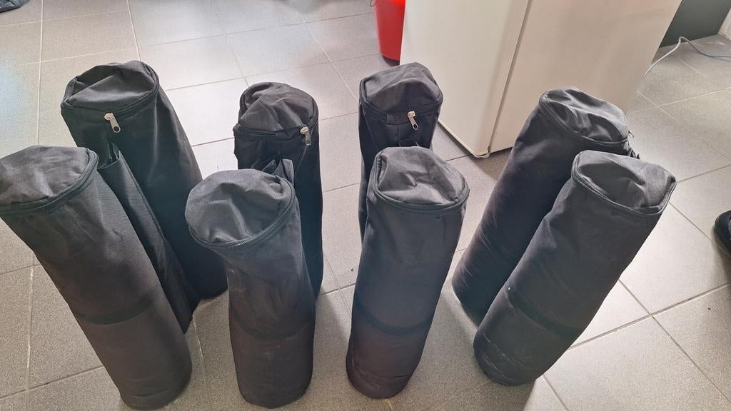Set van 4 Grote Zandzakken Casaria gevuld met Zand, Ophalen, Paviljoen