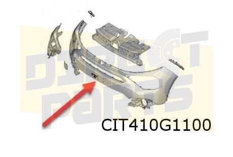 Citroën C4  voorbumper (te spuiten) Origineel! 167761091T, Neuf, -, -, Avant