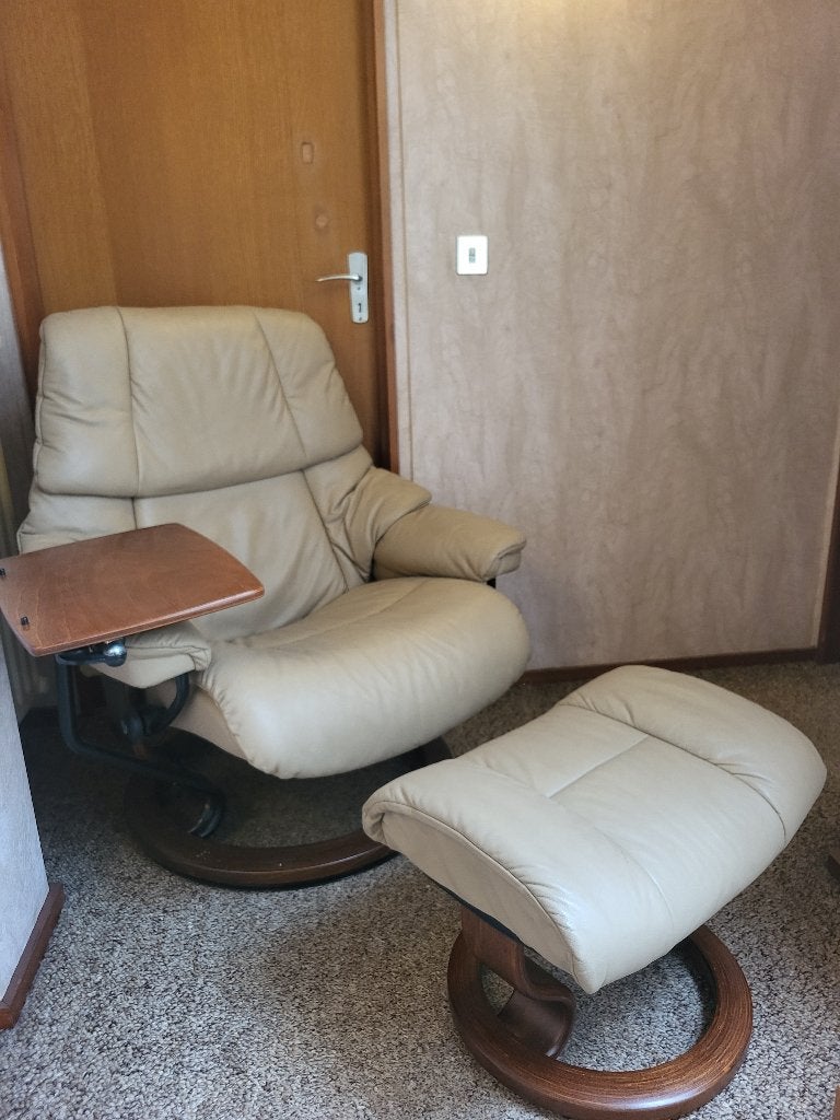 Stressless fauteuil (topconditie), 75 à 100 cm, Comme neuf, Enlèvement, Bois