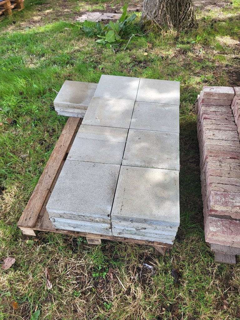 Stoepdallen., Tuin en Terras, Ophalen, Zo goed als nieuw, Beton, Terrastegels