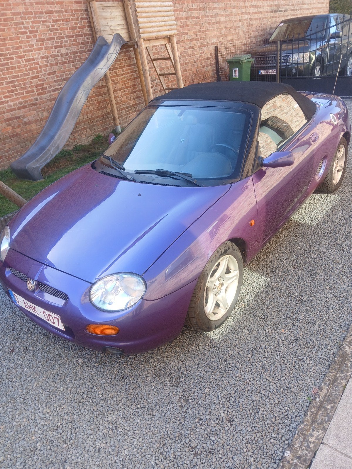 mg mgf vvc, Euro 2, Achterwielaandrijving, Zwart, 4 cilinders