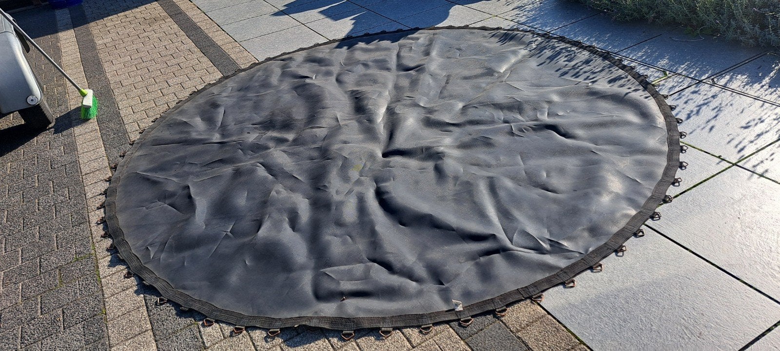 Springnet 366cm, Ophalen