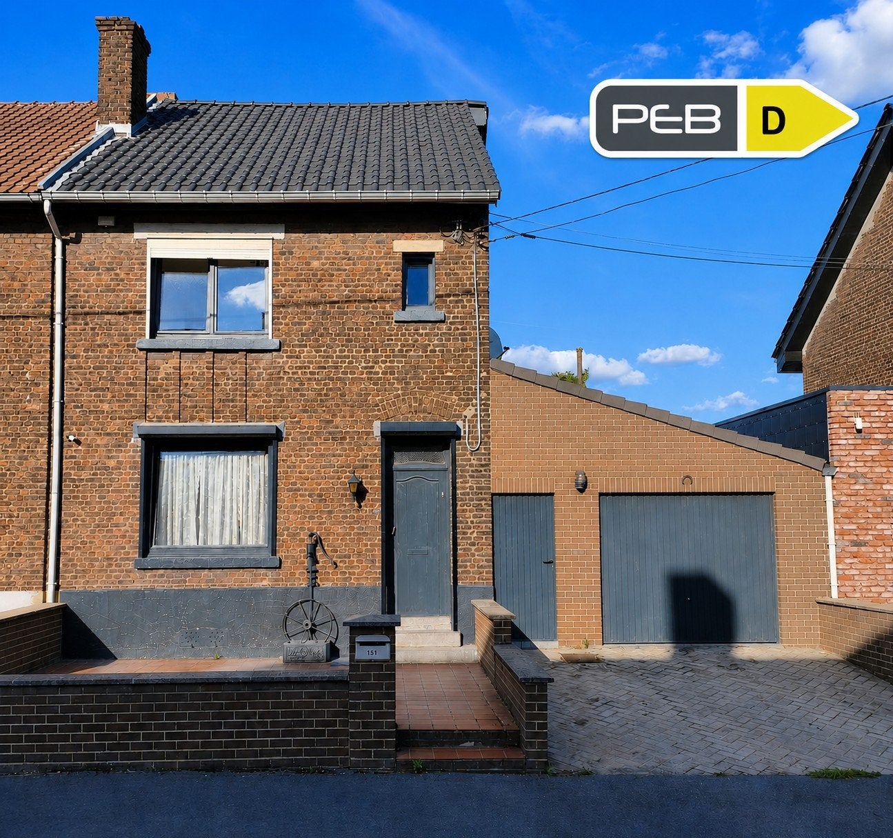 Maison a vendre à Farciennes, Immo, 135 m², 200 à 500 m², Charleroi, 335 kWh/m²/an