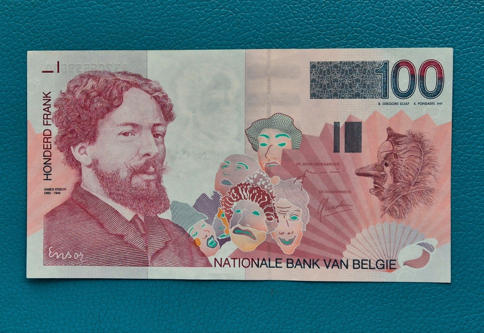 Belgium  100 Frsncs  1995-1999  FDC !!!, Enlèvement ou Envoi, Billets en vrac