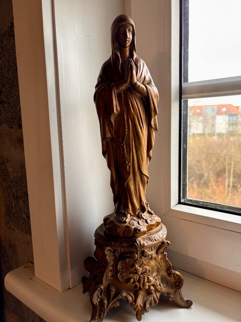 Bronsen beeld Maria  A richir, Antiek en Kunst, Ophalen