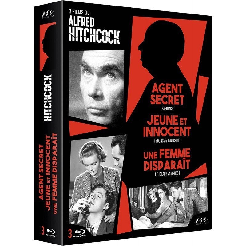 Alfred hitchcock (coffret ESC 3 films) EN BLURAY, Cd's en Dvd's, Frans, Verzenden, Actie, Blu-ray
