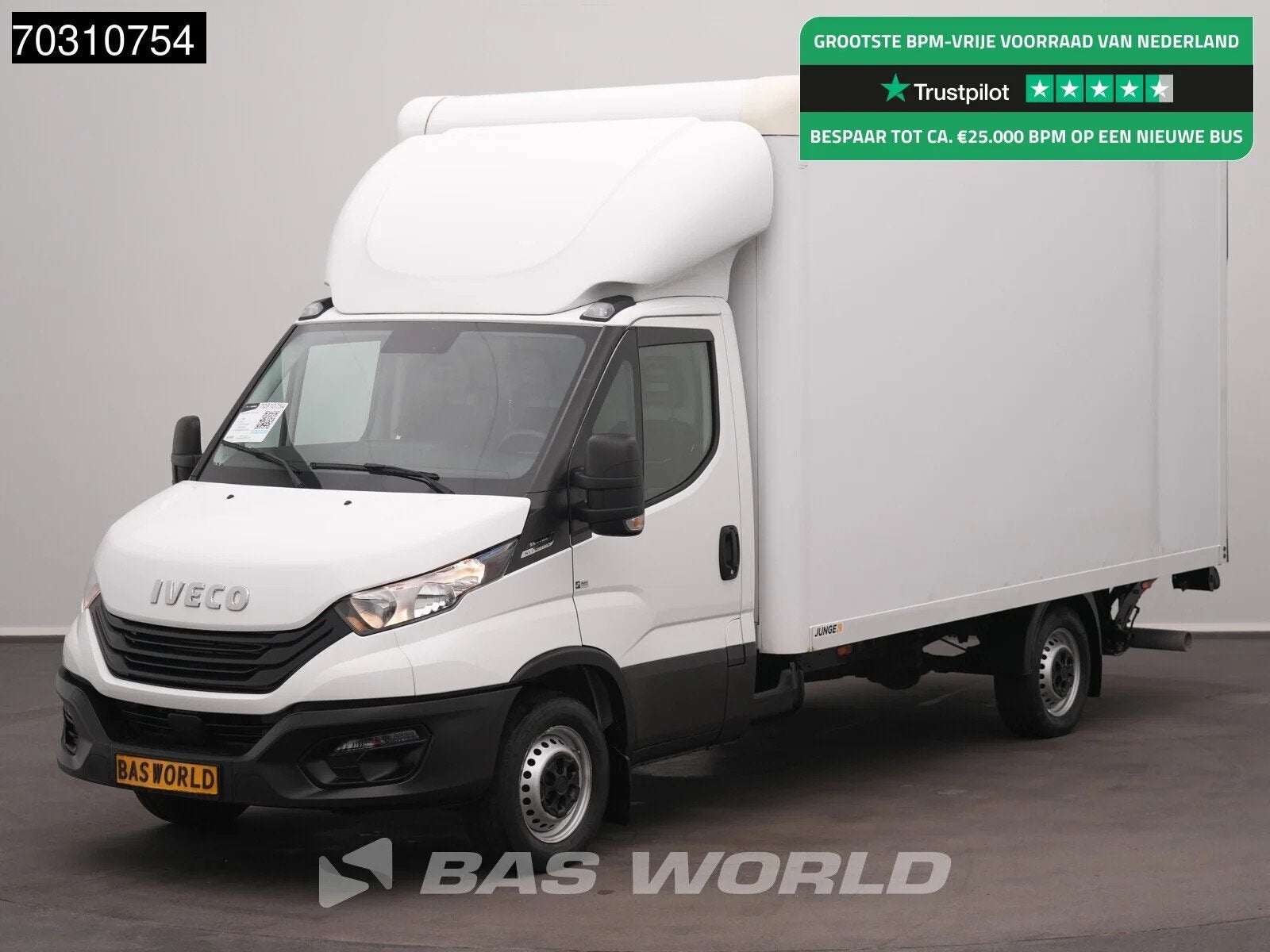 Iveco Daily 35S16 Ladebordwand Automatik 160PS Koffer Klima, Automaat, Stof, Gebruikt, Euro 6