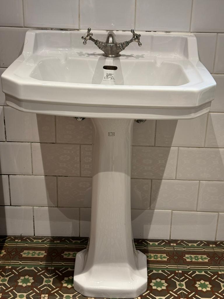 Évier Lefroy Brooks 2x, Bricolage & Construction, Sanitaire, Enlèvement, Utilisé, Pierre, Lavabo