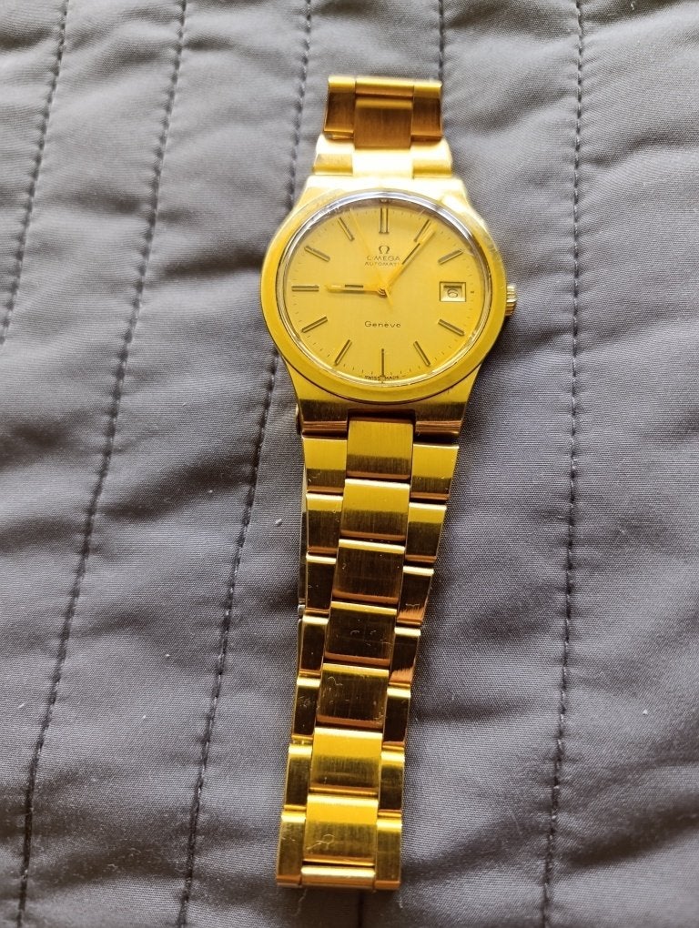 OMEGA GENEVE AUTOMATIC/ jaren 70/in nieuwe staat, Enlèvement, Omega, Acier, Acier