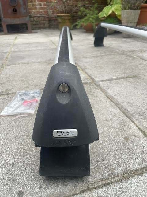 originele dakdragers Fiat 500 L, Ophalen