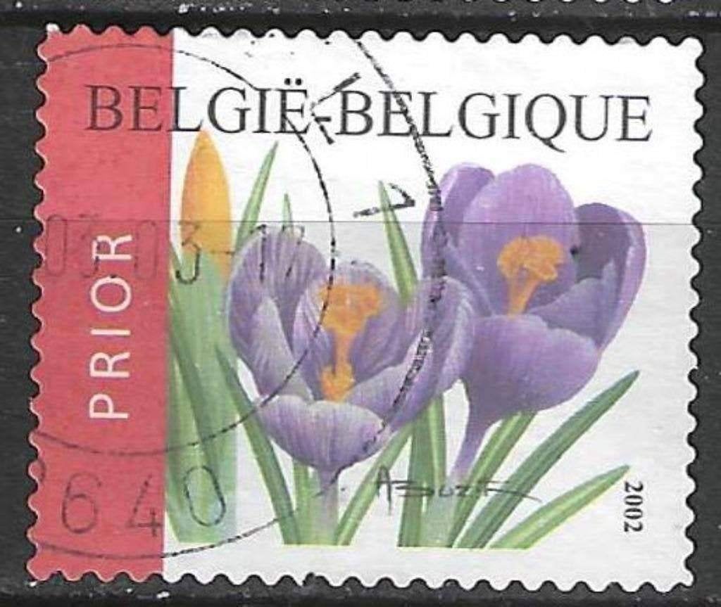 Belgique 2002 - Yvert 3135 /OBP 3142 - Flowers (ST), Timbres & Monnaies, Envoi, Affranchi, Oblitéré