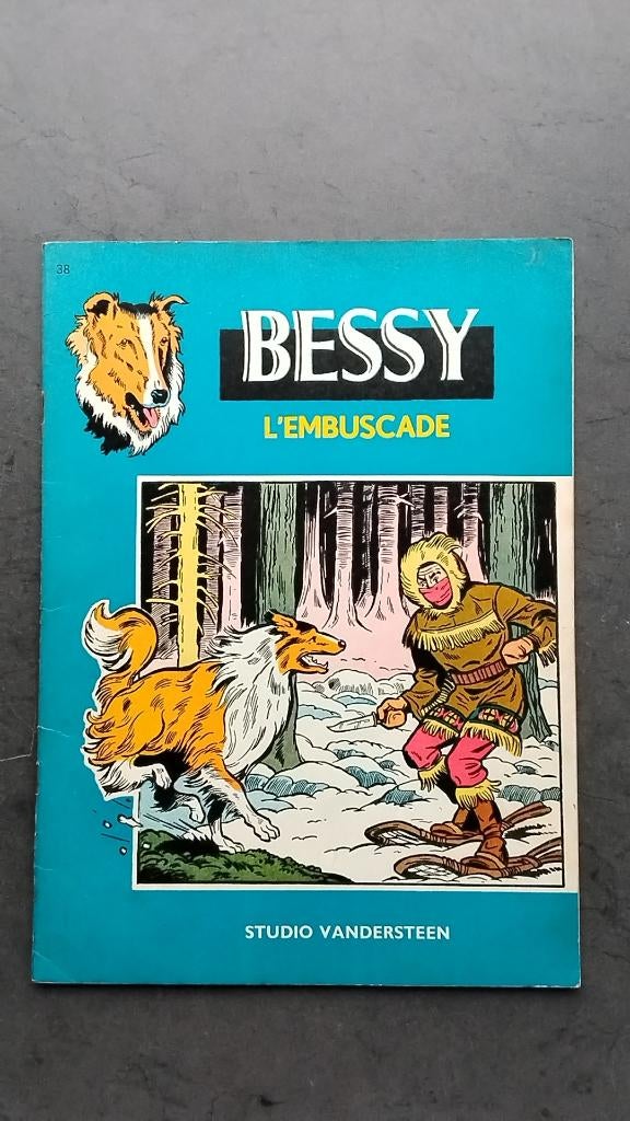 Bessy L’embuscade wss 1962. Franstalig, Gelezen, Wirel, Eén stripboek, Ophalen of Verzenden