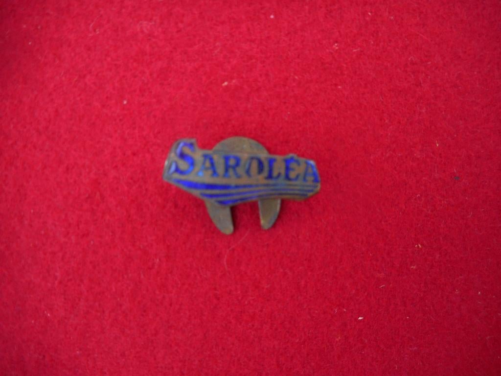 ancien insigne émail SAROLEA moto oldtimer ORIGINAL, Motos, Envoi