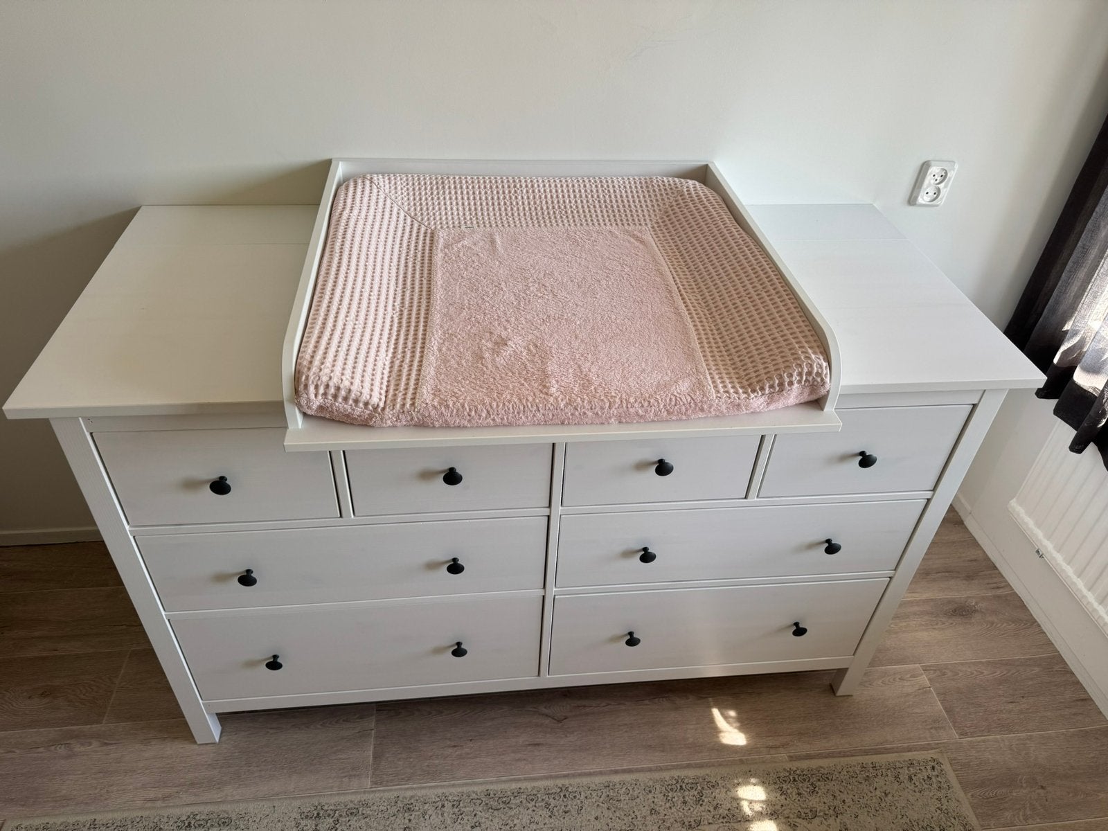 Commode opzetstuk IKEA Hemnes 160 cm + aankleedkussen, Ophalen, Zo goed als nieuw, Commode