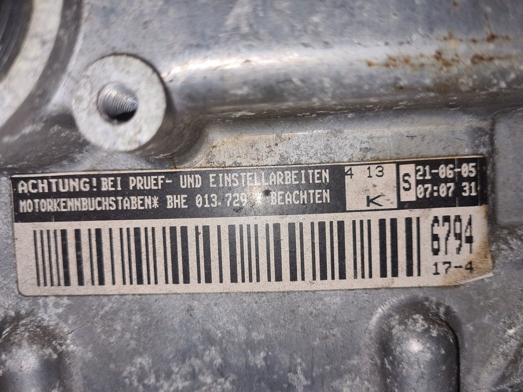Moteur BHE Complet AUDI TT, Verzenden, Gebruikt, Overige automerken