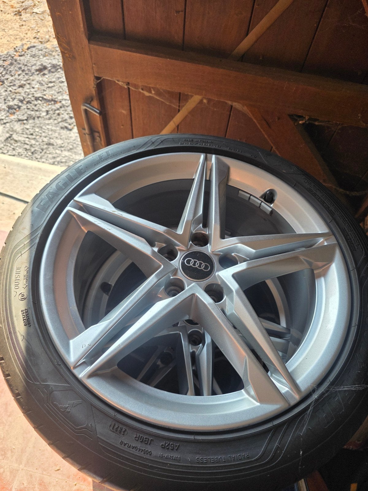 Audi 5x112, Auto-onderdelen, Banden en Velgen, Ophalen, 18 inch, Band(en), Zomerbanden