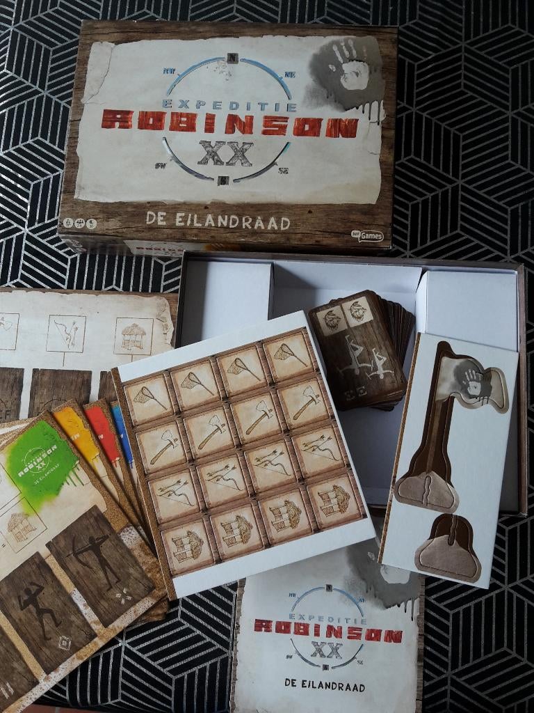 Nieuw spel Expeditie Robinson De Eilandraad, + 1 gratis demo, Hobby en Vrije tijd, Gezelschapsspellen | Bordspellen, Nieuw, Ophalen of Verzenden
