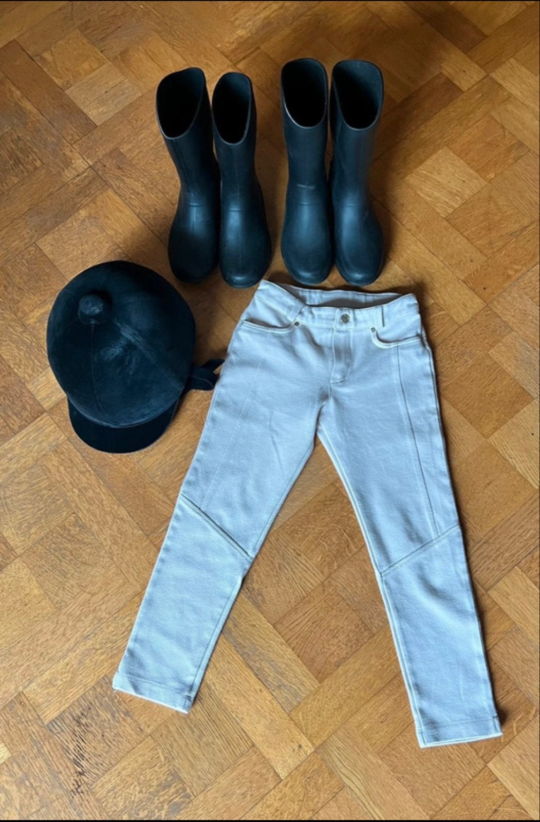 Équitation Mayoral pantalon 6 ans + botte T28 et T29 + Bombe, Animaux & Accessoires, Fouganza, Noir, XS, Casque d'équitation/bombe