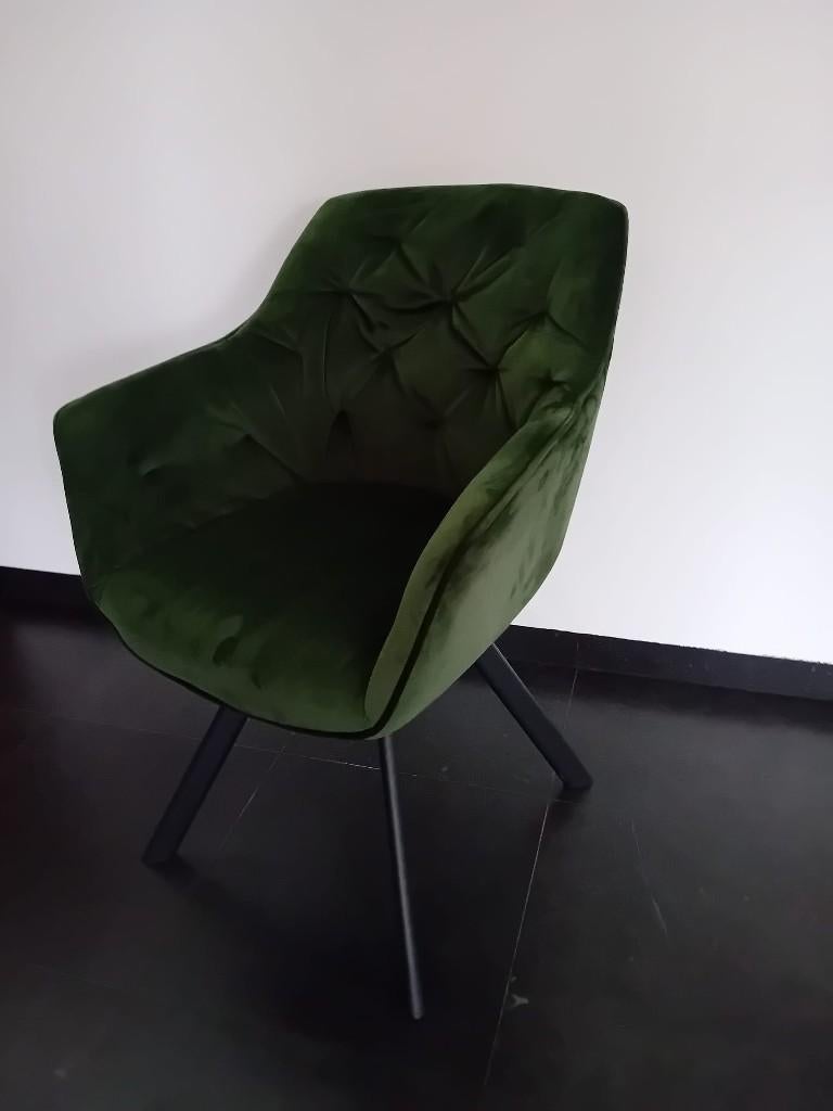 6 stoelen voor eettafel, Huis en Inrichting, Stoelen, Zo goed als nieuw, Vijf, Zes of meer stoelen, Stof, Overige kleuren, Ophalen