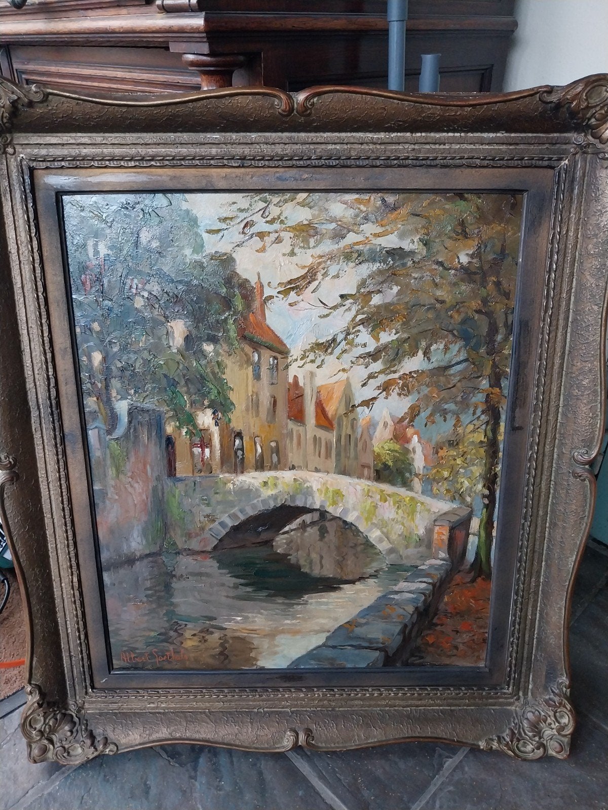 Albert Goethals., Antiek en Kunst, Ophalen, Paneel