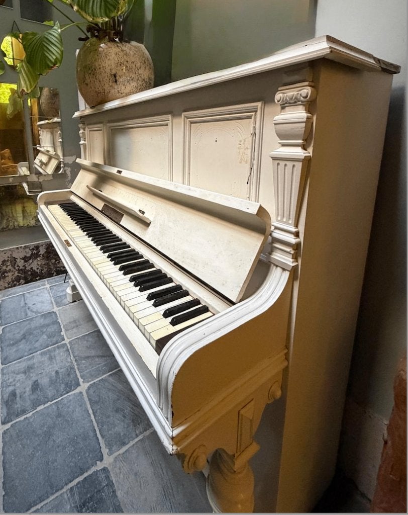 piano, Muziek en Instrumenten, Piano's, Ophalen, Gebruikt, Wit, Digitaal