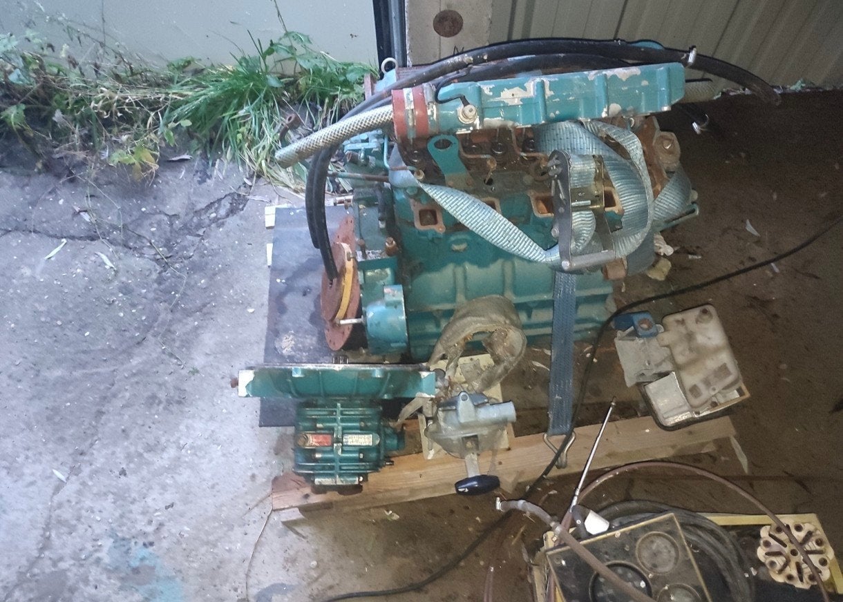 lister petter turbo. 55 pk draaiend uit de boot gehaald, Binnenboordmotor, Diesel, Ophalen of Verzenden, Met afstandsbediening