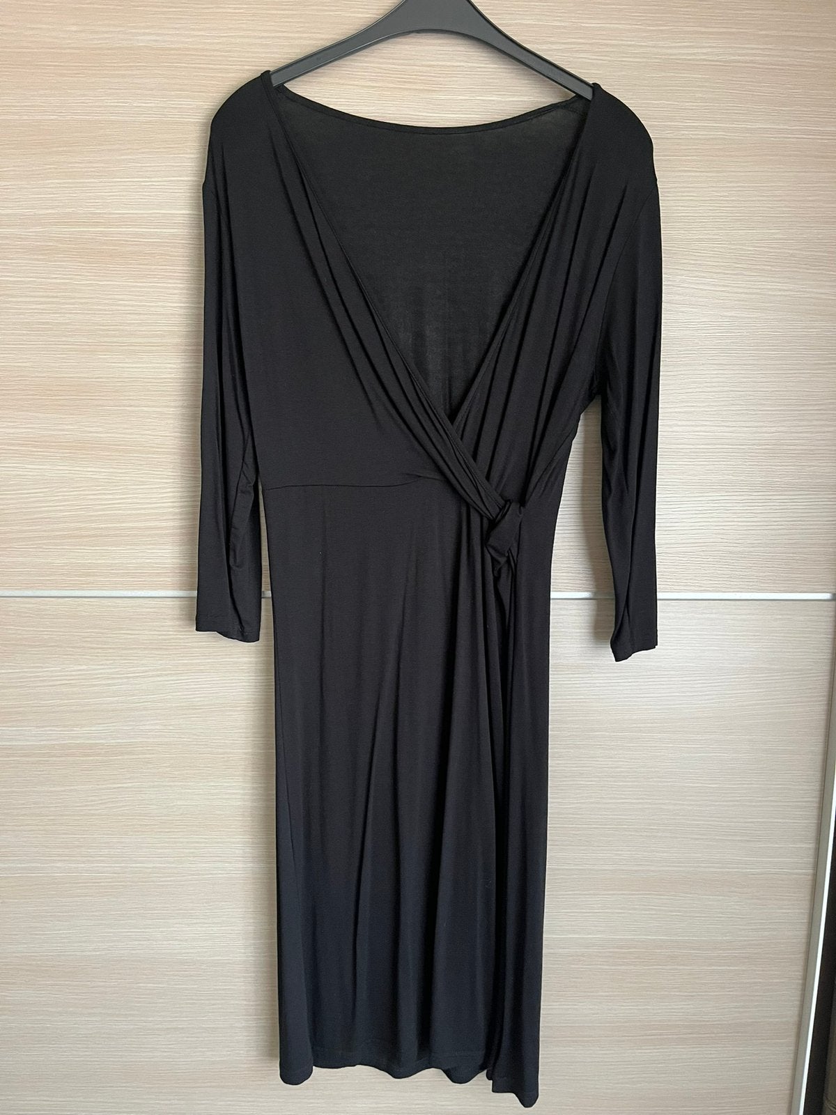 Zwarte halflange jurk - maat M, Kleding | Dames, Ophalen of Verzenden, Maat 38/40 (M), Zwart