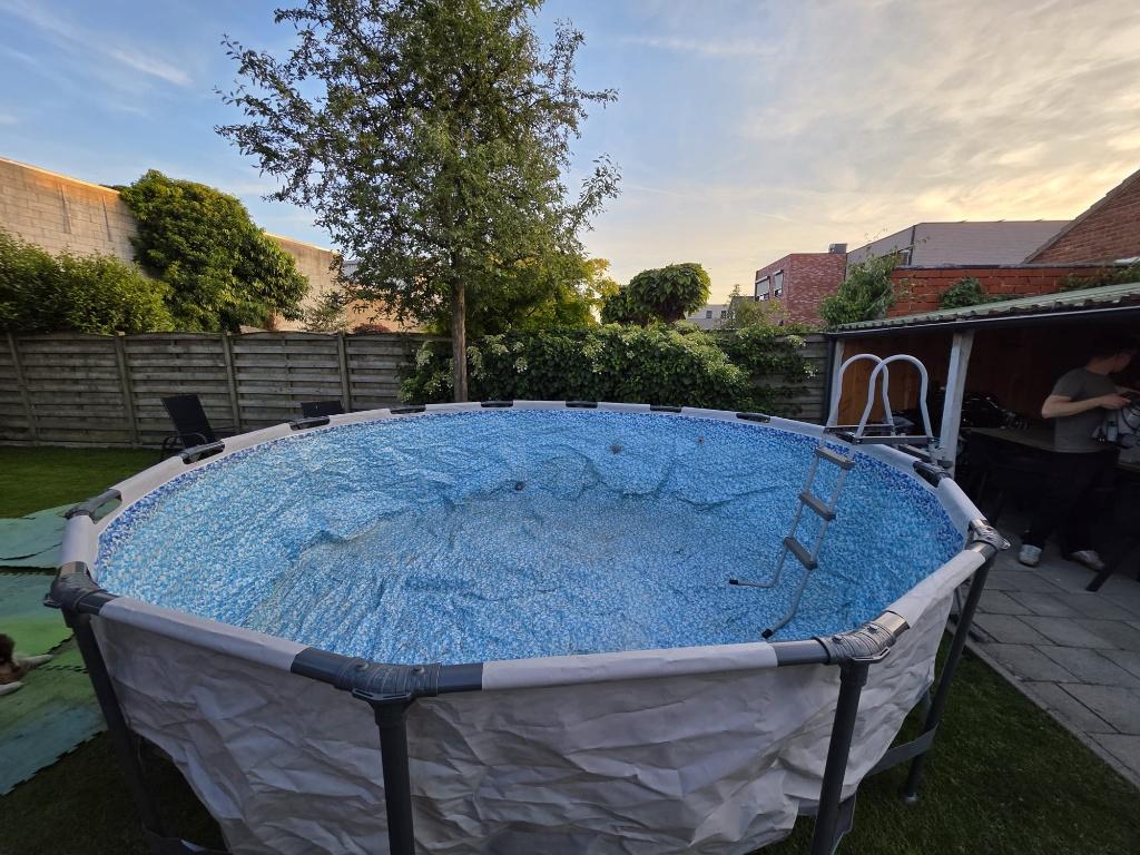 Zwembad bestway pro rond 4m, Jardin & Terrasse, Piscines, Rond, Enlèvement, Utilisé, 80 à 120 cm