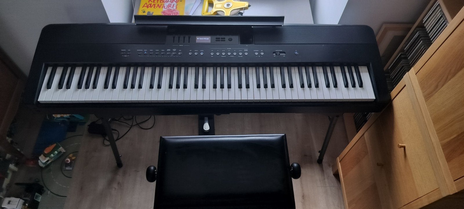 Elektrische piano kawai ES920, Ophalen, Gebruikt, Zwart, Digitaal