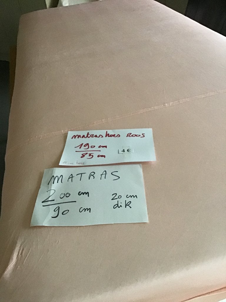matras hoes roos 190 cm op 85 cm, Huis en Inrichting, Slaapkamer | Beddengoed, Ophalen of Verzenden, Zo goed als nieuw