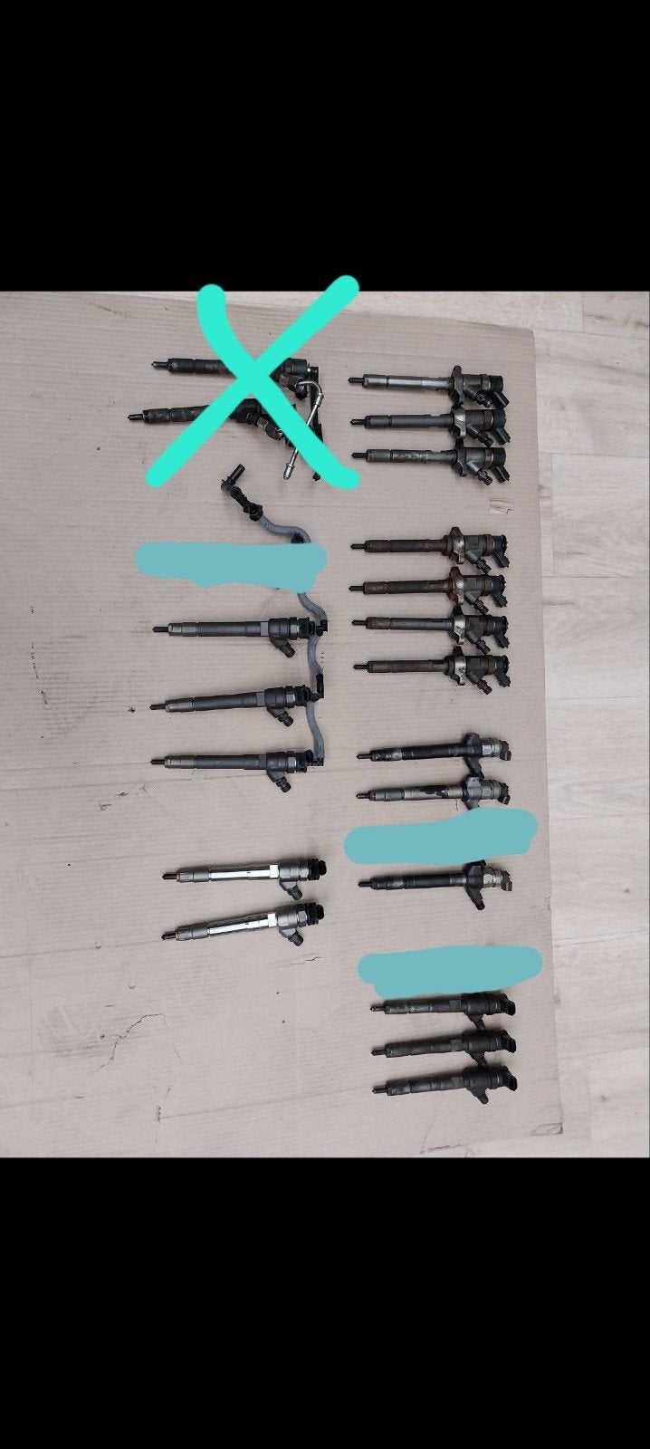 lot injecteurs 1,3 L,  1,6 L,  2,2 L, Enlèvement ou Envoi, Utilisé, Fiat