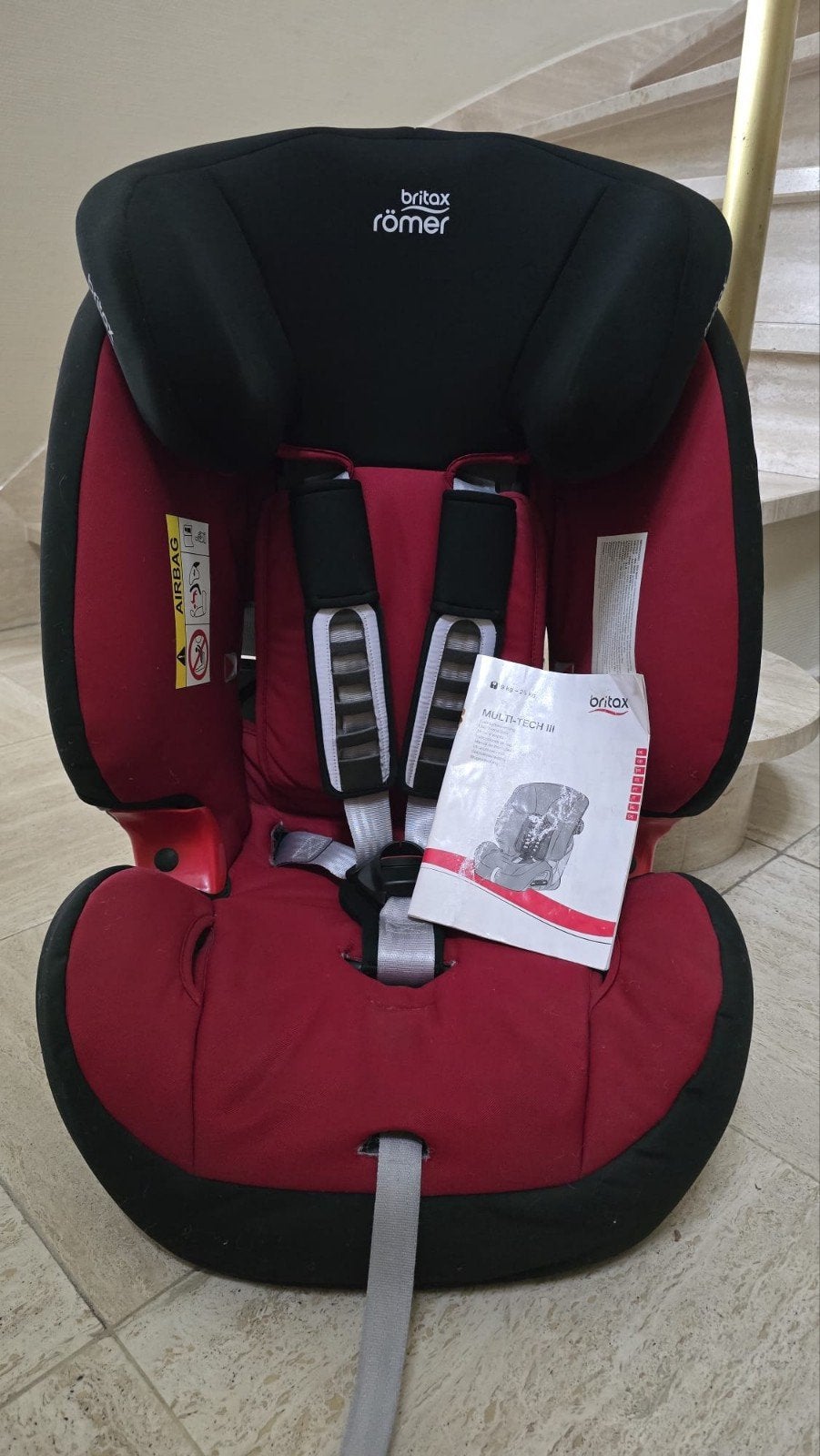 Britax Romer MultiTech III - 9-25 kg, Zo goed als nieuw, Romer, Verstelbare rugleuning, Autogordel