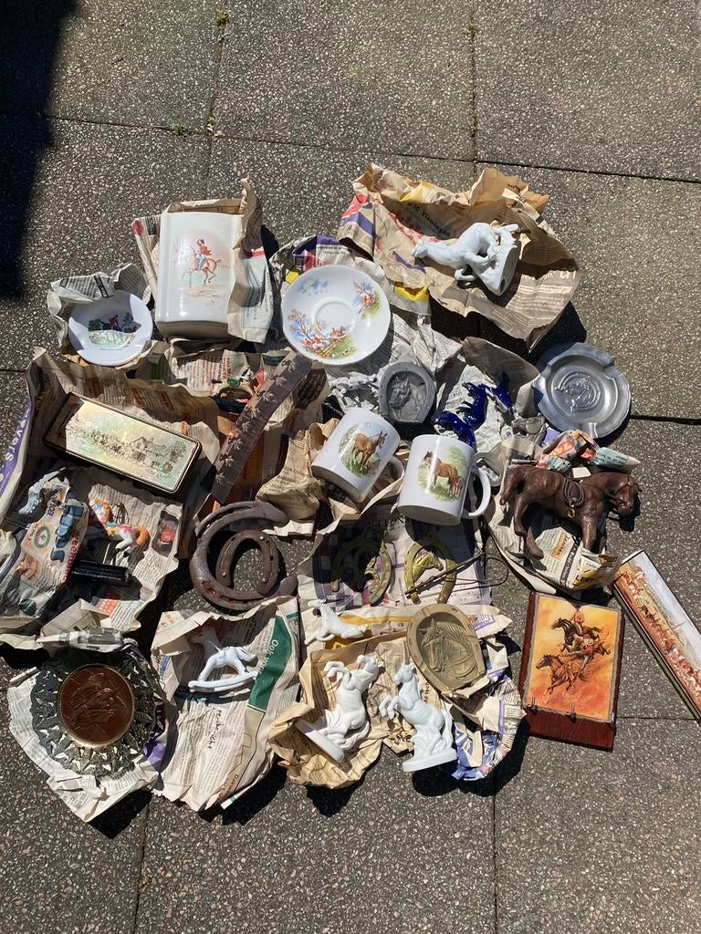 Partij paardenspullen . Allerlei koper, tin ,…, Diversen, Ophalen of Verzenden, Zo goed als nieuw