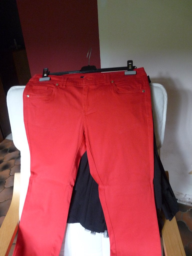 Pantalon MORGAN, Vêtements | Femmes, Culottes & Pantalons, Rouge, Taille 38/40 (M), Morgan, Comme neuf