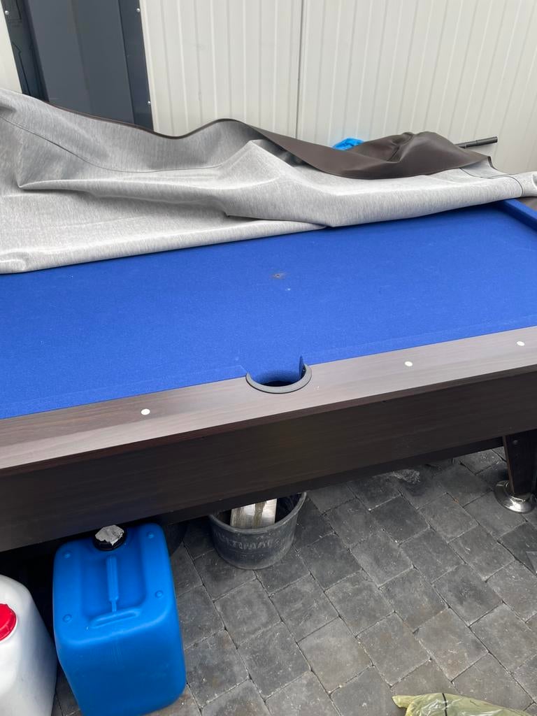Pooltafel, Sport en Fitness, Biljarten en Poolen, Ophalen, Gebruikt, Pooltafel