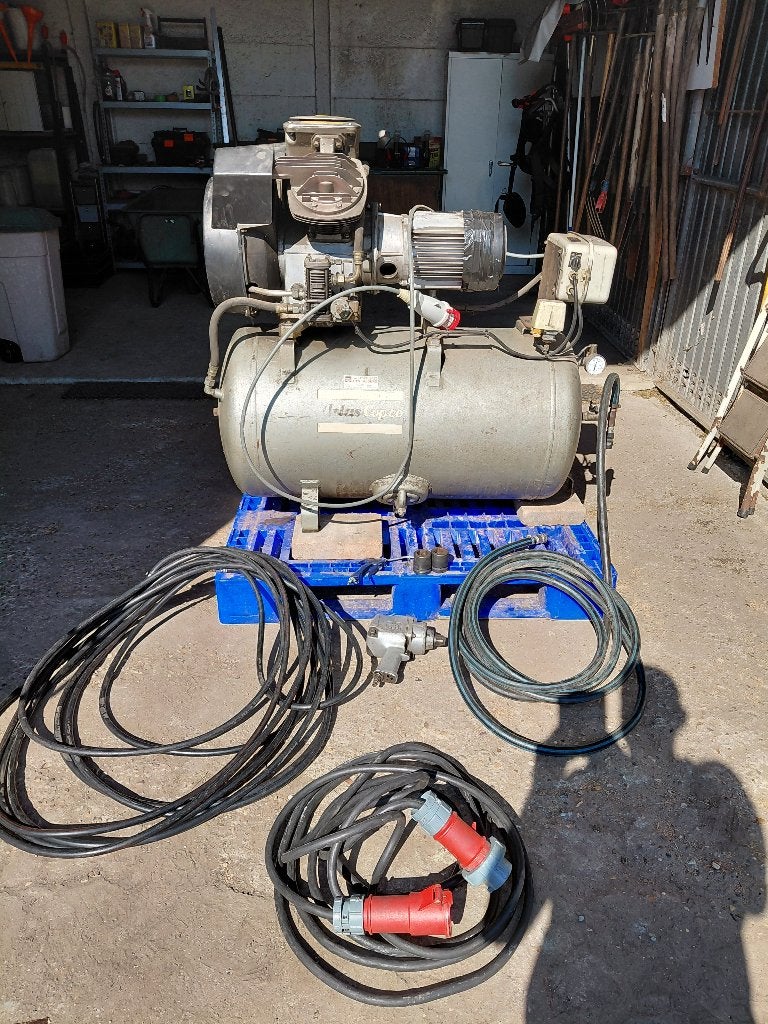 Luchtcompressor, Doe-het-zelf en Bouw, Compressors, Ophalen, Gebruikt