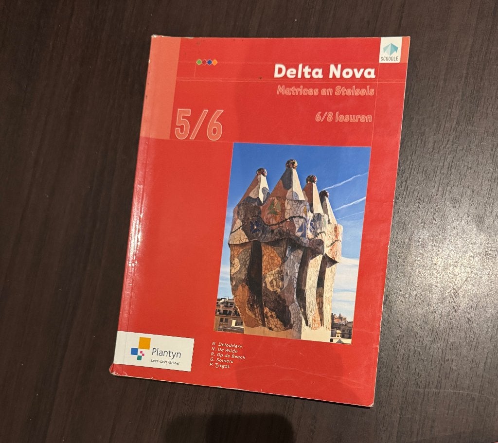 Delta Nova Matrices en stelsels 5/6  voor 6/8 lesuren, Boeken, Ophalen
