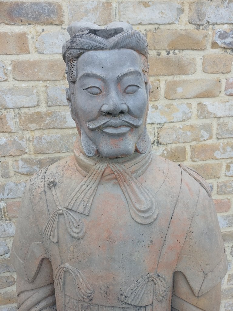 Chinese krijger, Antiek en Kunst, Ophalen, Overige onderwerpen, Handgemaakt, Beeld
