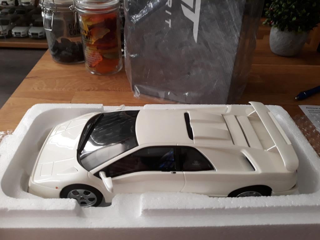 Kyosho GT Spirit 1/18 Lamborghini Diablo SE30 Jotta blanche, Enlèvement ou Envoi, Neuf, Voiture, Kyosho