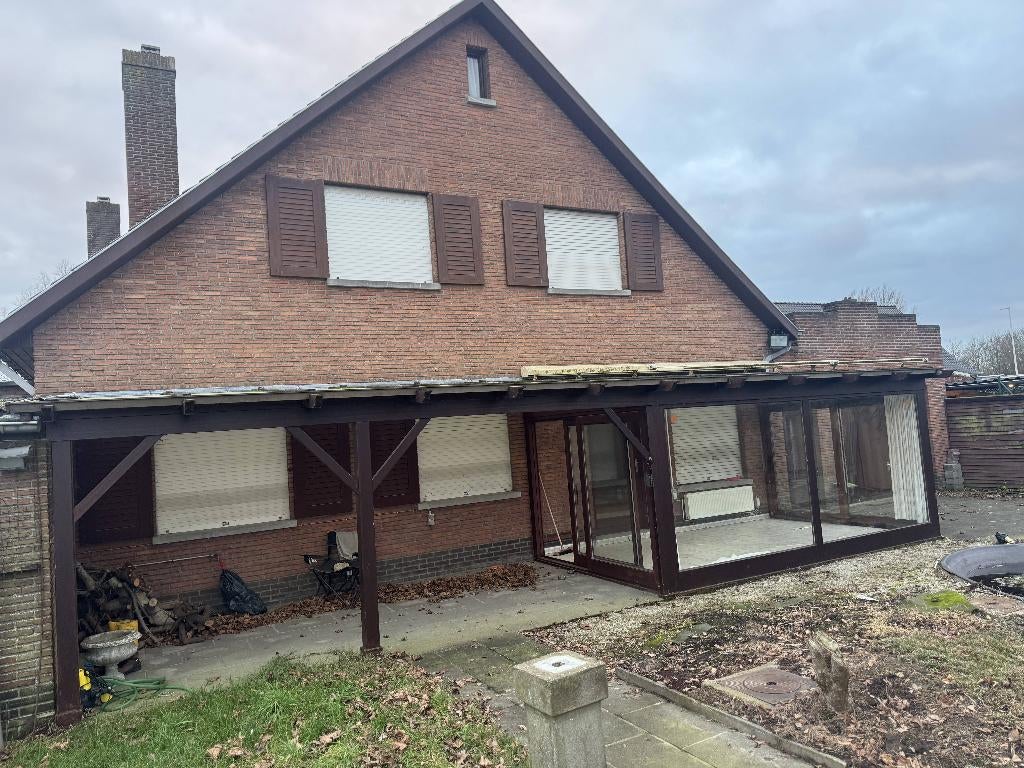 Grote veranda met schuiframen (zelf af te breken), Ophalen, Gebruikt, Veranda