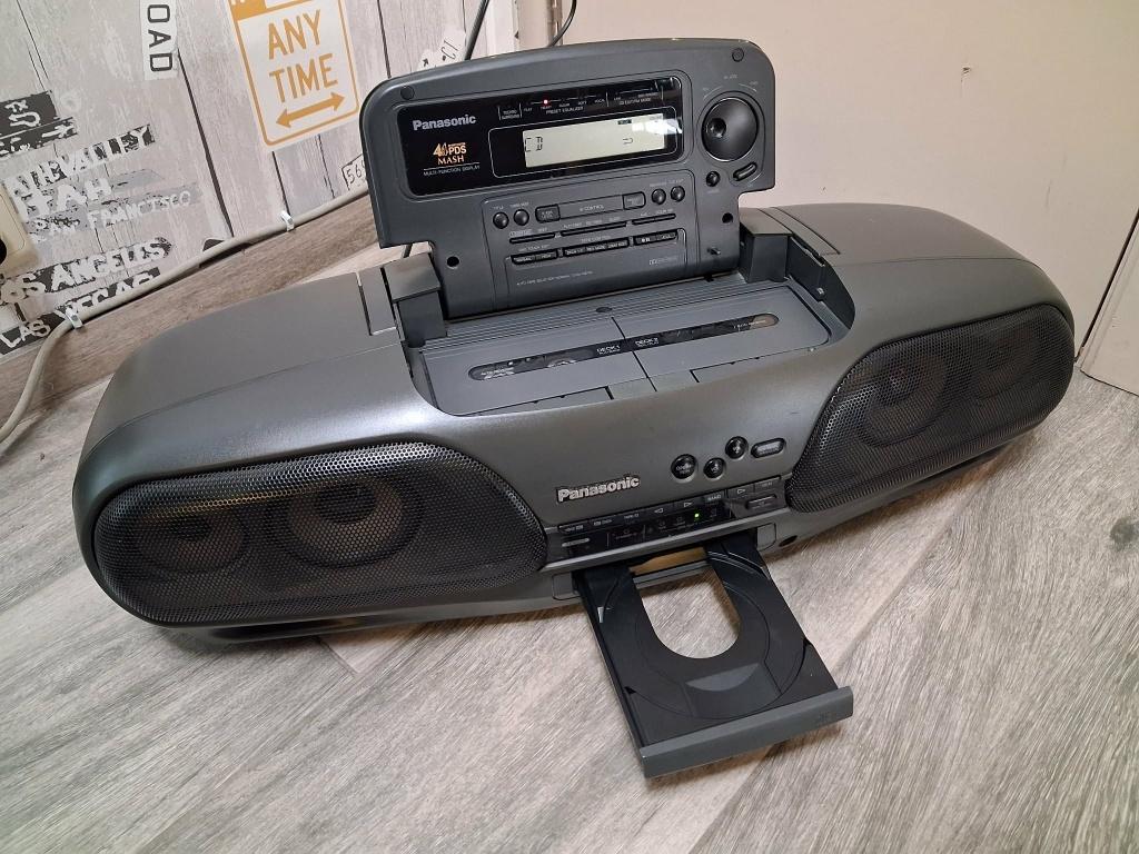 Panasonic RX-DT707 “Cobra Top” – Vintage Boombox, Ophalen, Radio, Met cd-speler