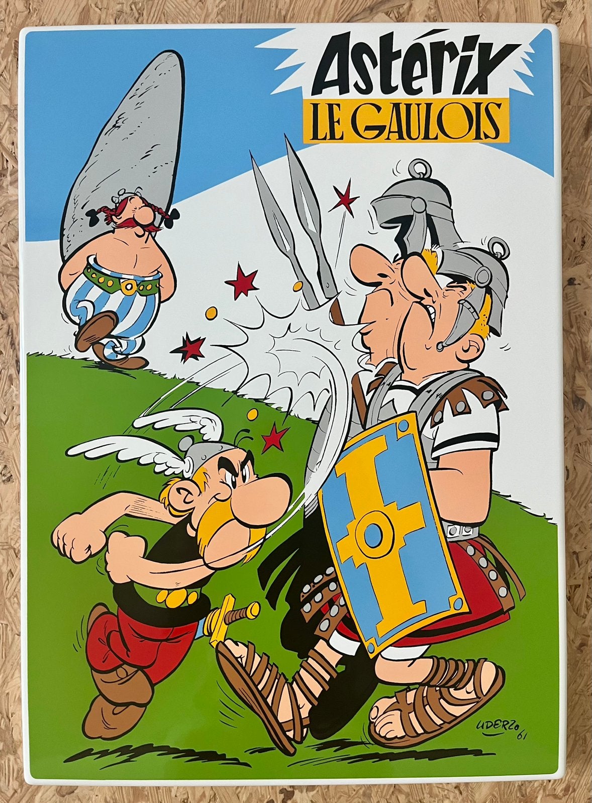 Plaque émaillée Astérix le Gaulois, Enlèvement ou Envoi, Neuf
