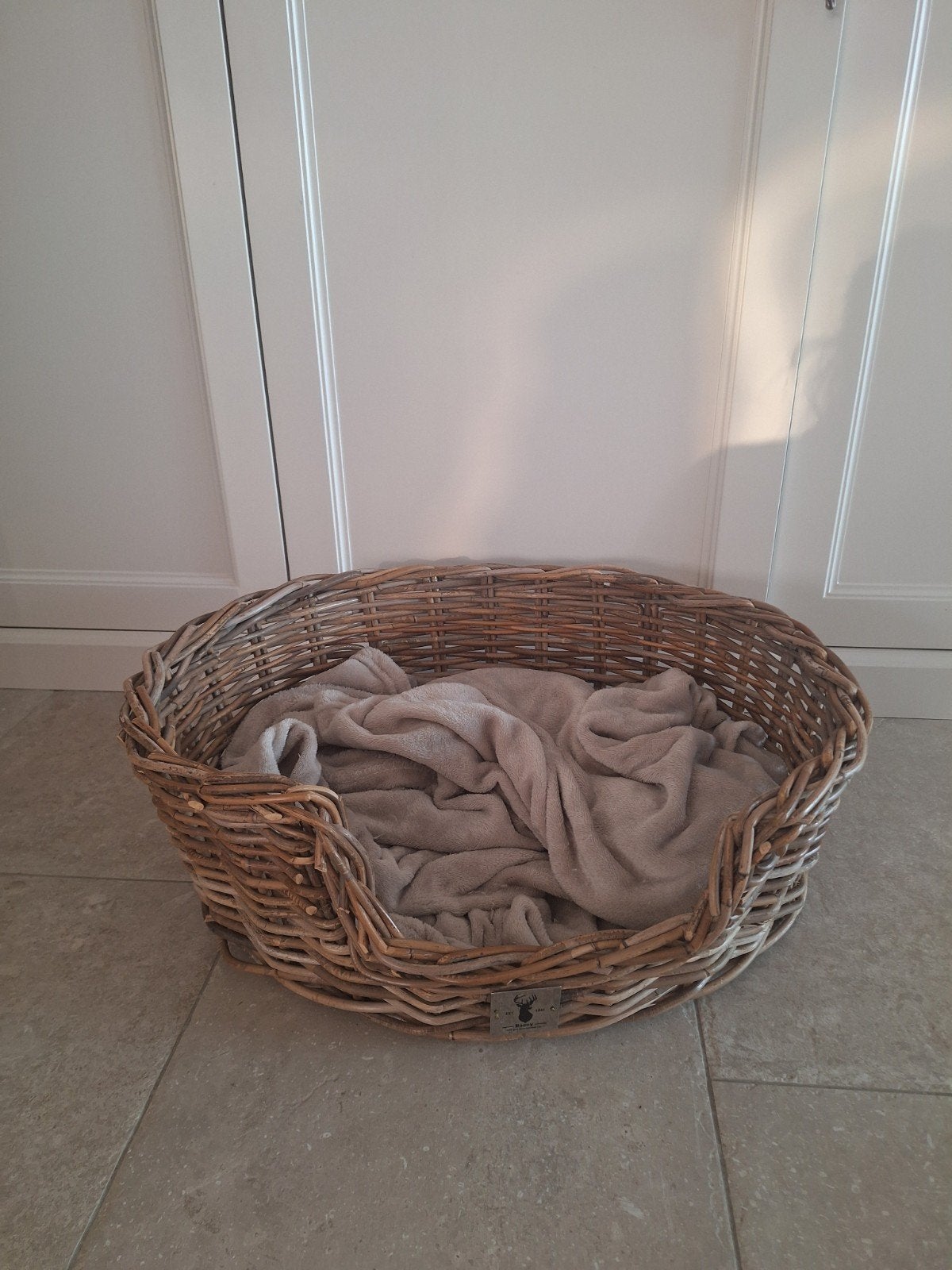 Kattenmand/hondemand rotan, Ophalen