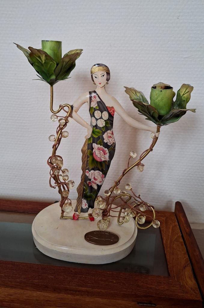 Kandelaar in Art Deco-stijl, Antiek en Kunst, Ophalen