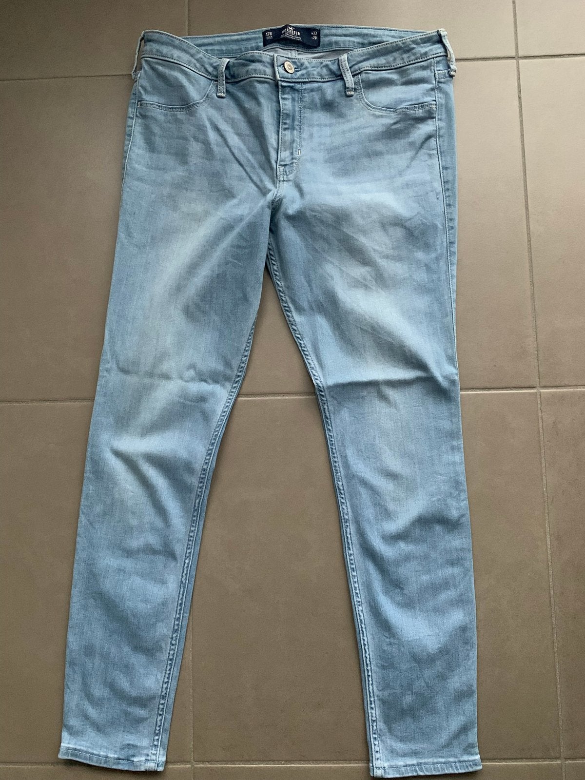 Licht blauwe jeans c&a 46/32, Kleding | Dames, Spijkerbroeken en Jeans, Ophalen of Verzenden, Zo goed als nieuw, Blauw, W33 - W36 (confectie 42/44)