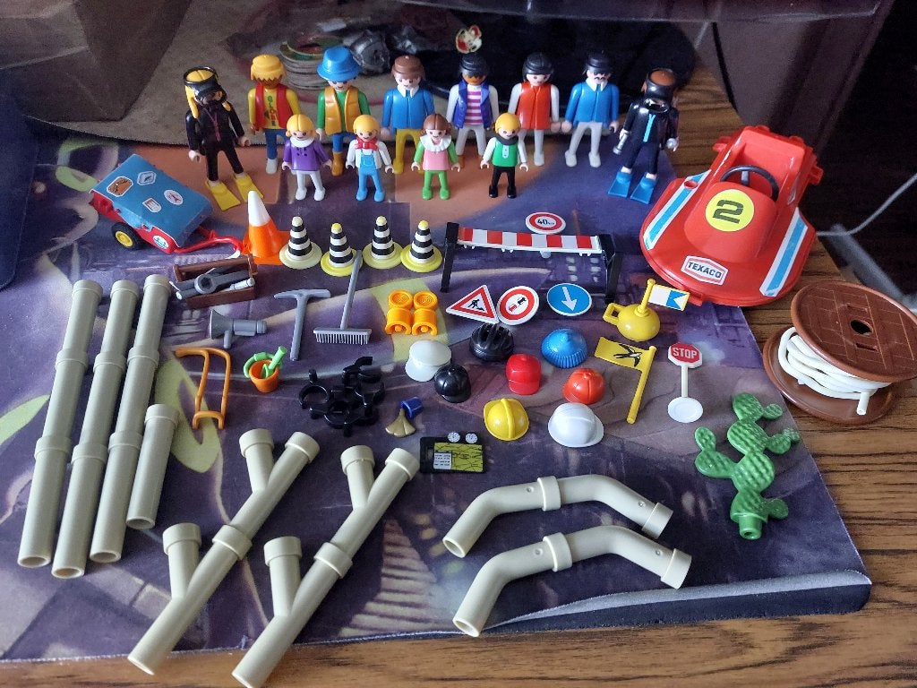 Lot playmobil, Autres séries, Enlèvement, Utilisé, Figurines
